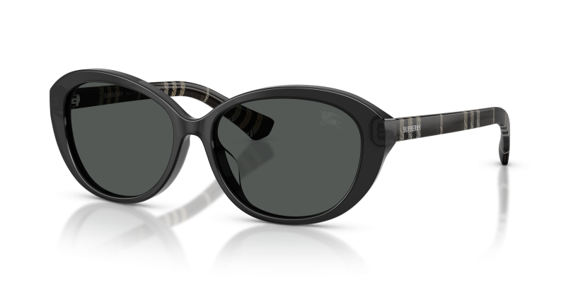 แว่นกันแดด Burberry BE4507D-427087 Grey Dark Grey แว่นกันแดด Burberry BE4507D-427087 มุมเฉียง สีเทา สำหรับผู้หญิง