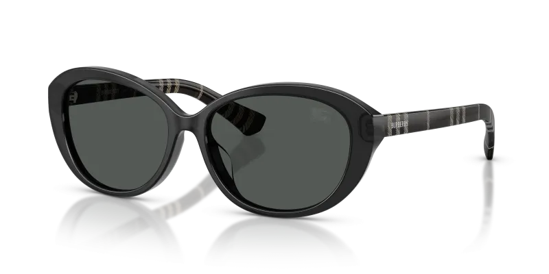 แว่นกันแดด Burberry BE4507D-427087 มุมเฉียง สีเทา สำหรับผู้หญิง