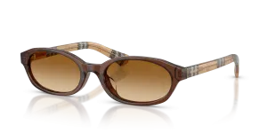 แว่นกันแดด Burberry BE4508D-424313 มุมเฉียง สีน้ำตาล สำหรับผู้หญิง