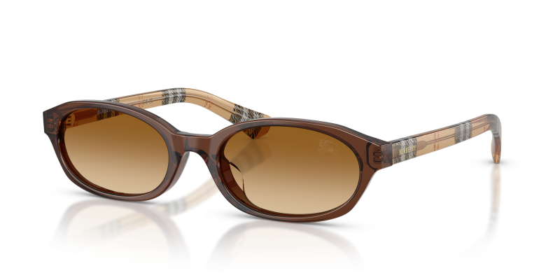 แว่นกันแดด Burberry BE4508D-424313 Brown Gradient แว่นกันแดด Burberry BE4508D-424313 มุมเฉียง สีน้ำตาล สำหรับผู้หญิง