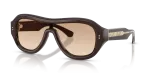 แว่นกันแดด Burberry BE4509U-42748D มุมเฉียง สีน้ำตาล สำหรับผู้ใช้ทุกเพศ
