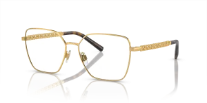 Dolce & Gabbana DG1351 02 แว่นสายตาทองขัดเงา สำหรับผู้หญิง