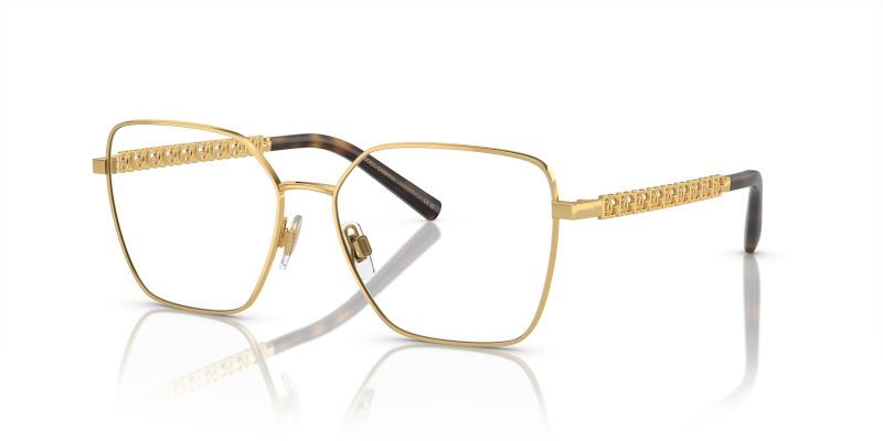 Dolce & Gabbana DG1351 02 แว่นสายตาทองขัดเงา สำหรับผู้หญิง
