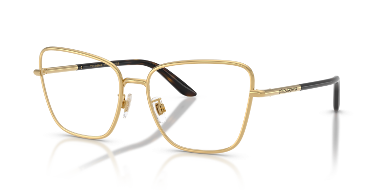 Dolce & Gabbana DG1359 02 แว่นสายตาทองขัดเงา สำหรับผู้หญิง