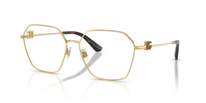 Dolce & Gabbana DG1366 02 แว่นสายตาทองขัดเงา สำหรับผู้หญิง