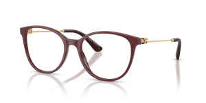 Dolce & Gabbana DG3363 3442 แว่นสายตาลาย Lace Bordeaux สำหรับผู้หญิง