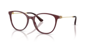 Dolce & Gabbana DG3363 3442 แว่นสายตาลาย Lace Bordeaux สำหรับผู้หญิง