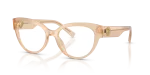 แว่นสายตา Dolce & Gabbana DG3440-3089 มุมเฉียง สีเบจโอปอล สำหรับผู้หญิง
