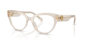 แว่นสายตา Dolce & Gabbana DG3440-3420 มุมเฉียง สีมุกโอปอล สำหรับผู้หญิง