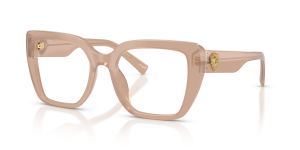 แว่นสายตา Dolce & Gabbana DG3441-3042 มุมเฉียง สีน้ำตาลโอปอล สำหรับผู้หญิง