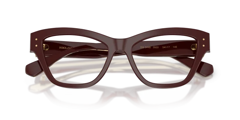 แว่นสายตา Dolce & Gabbana DG3448-3503 close-up ด้านหน้า