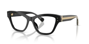 แว่นสายตา Dolce & Gabbana DG3448-501 มุมเฉียง สีดำ สำหรับผู้หญิง