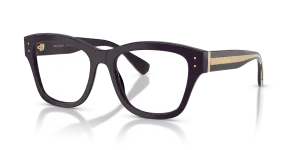 แว่นสายตา Dolce & Gabbana DG3449-3501 มุมเฉียง สีมะเขือม่วง สำหรับผู้หญิง