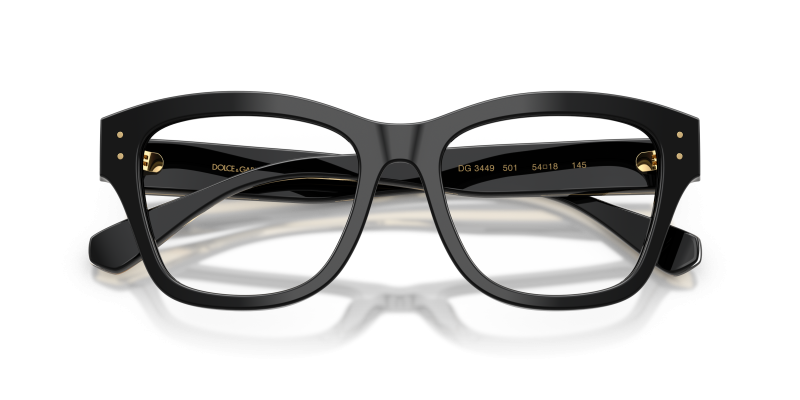 แว่นสายตา Dolce & Gabbana DG3449-501 close-up ด้านหน้า