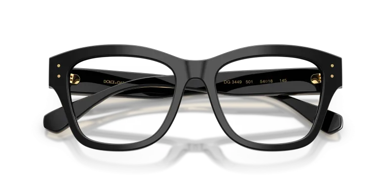 แว่นสายตา Dolce & Gabbana DG3449-501 close-up ด้านหน้า