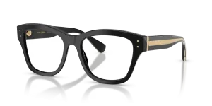 แว่นสายตา Dolce & Gabbana DG3449-501 มุมเฉียง สีดำ สำหรับผู้หญิง