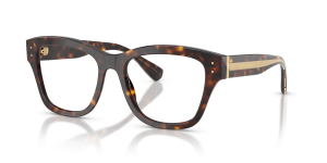 แว่นสายตา Dolce & Gabbana DG3449-502 มุมเฉียง สีฮาวานา สำหรับผู้หญิง
