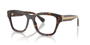 แว่นสายตา Dolce & Gabbana DG3449-502 มุมเฉียง สีฮาวานา สำหรับผู้หญิง
