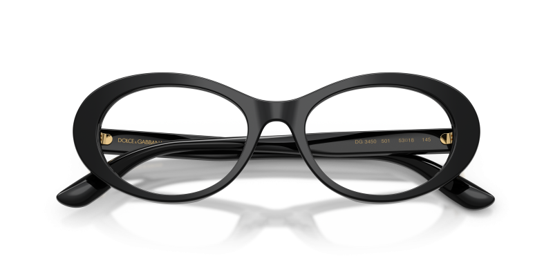 แว่นสายตา Dolce & Gabbana DG3450-501 close-up ด้านหน้า