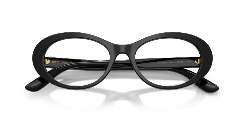 แว่นสายตา Dolce & Gabbana DG3450-501 close-up ด้านหน้า