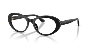 แว่นสายตา Dolce & Gabbana DG3450-501 มุมเฉียง สีดำ สำหรับผู้หญิง