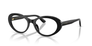 แว่นสายตา Dolce & Gabbana DG3450-501 มุมเฉียง สีดำ สำหรับผู้หญิง