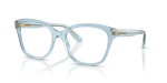 กรอบแว่นสายตา Dolce & Gabbana DG3451-3134 Transparent Light Blue แว่นสายตา Dolce & Gabbana DG3451-3134 มุมเฉียง สีฟ้าอ่อนโปร่งใส สำหรับผู้หญิง