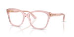 กรอบแว่นสายตา Dolce & Gabbana DG3451-3148 Transparent Pink แว่นสายตา Dolce & Gabbana DG3451-3148 มุมเฉียง สีชมพูโปร่งใส สำหรับผู้หญิง