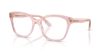 กรอบแว่นสายตา Dolce & Gabbana DG3451-3148 Transparent Pink แว่นสายตา Dolce & Gabbana DG3451-3148 มุมเฉียง สีชมพูโปร่งใส สำหรับผู้หญิง