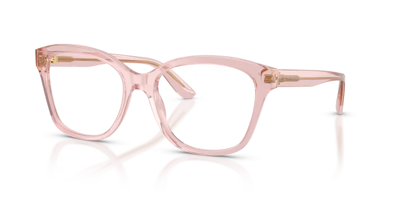 กรอบแว่นสายตา Dolce & Gabbana DG3451-3148 Transparent Pink แว่นสายตา Dolce & Gabbana DG3451-3148 มุมเฉียง สีชมพูโปร่งใส สำหรับผู้หญิง