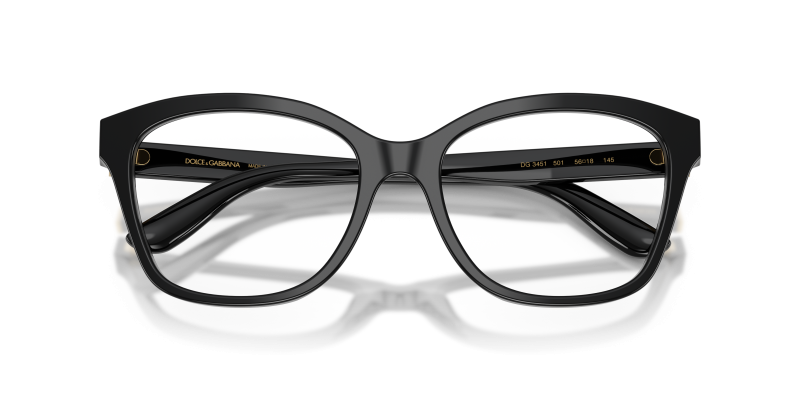 แว่นสายตา Dolce & Gabbana DG3451-501 close-up ด้านหน้า