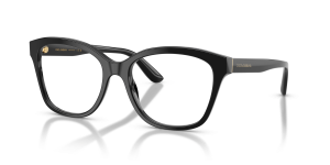 แว่นสายตา Dolce & Gabbana DG3451-501 มุมเฉียง สีดำ สำหรับผู้หญิง