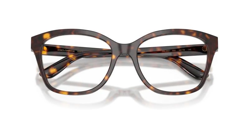 แว่นสายตา Dolce & Gabbana DG3451-502 close-up ด้านหน้า