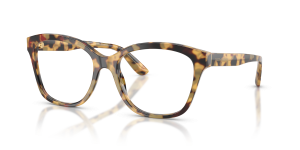 แว่นสายตา Dolce & Gabbana DG3451-512 มุมเฉียง สีฮาวานาเหลือง สำหรับผู้หญิง