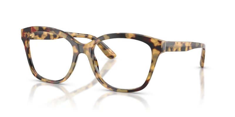 แว่นสายตา Dolce & Gabbana DG3451-512 มุมเฉียง สีฮาวานาเหลือง สำหรับผู้หญิง