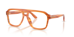 กรอบแว่นสายตา Dolce & Gabbana DG3452-3483 Transp Camel on Striped Ginger แว่นสายตา Dolce & Gabbana DG3452-3483 มุมเฉียง น้ำตาลสีอูฐโปร่งใสบนสีขิงลายทาง สำหรับผู้ชาย