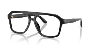 แว่นสายตา Dolce & Gabbana DG3452-501 มุมเฉียง สีดำ สำหรับผู้ชาย