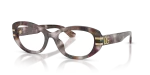 แว่นสายตา Dolce & Gabbana DG3455-3498 มุมเฉียง สีฮาวานาม่วง สำหรับผู้หญิง
