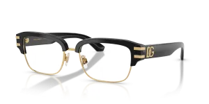 แว่นสายตา Dolce & Gabbana DG3456-501 มุมเฉียง สีดำ สำหรับผู้ชาย