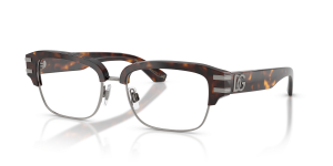 แว่นสายตา Dolce & Gabbana DG3456-502 มุมเฉียง สีฮาวานา สำหรับผู้ชาย