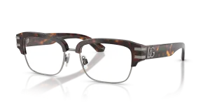 แว่นสายตา Dolce & Gabbana DG3456-502 มุมเฉียง สีฮาวานา สำหรับผู้ชาย