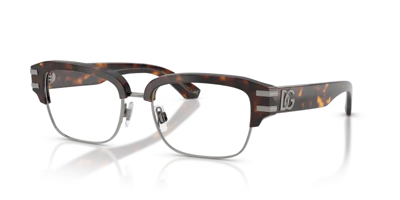 กรอบแว่นสายตา Dolce & Gabbana DG3456-502 Havana แว่นสายตา Dolce & Gabbana DG3456-502 มุมเฉียง สีฮาวานา สำหรับผู้ชาย
