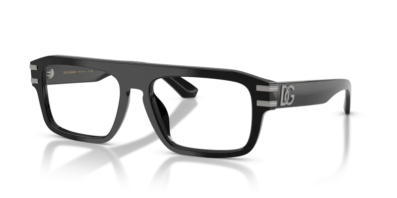 กรอบแว่นสายตา Dolce & Gabbana DG3457-501 Black แว่นสายตา Dolce & Gabbana DG3457-501 มุมเฉียง สีดำ สำหรับผู้ชาย