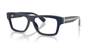 แว่นสายตา Dolce & Gabbana DG3458-3280 มุมเฉียง สีน้ำเงิน สำหรับผู้ชาย