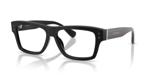 แว่นสายตา Dolce & Gabbana DG3458-3355 มุมเฉียง สีดำ สำหรับผู้ชาย