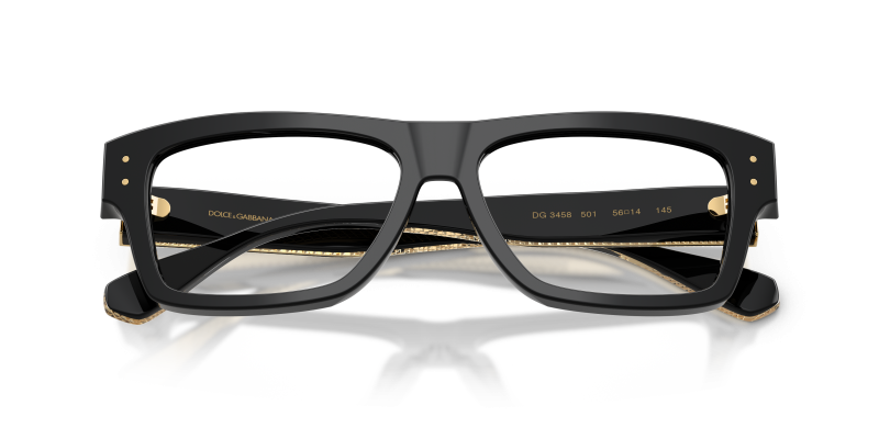 แว่นสายตา Dolce & Gabbana DG3458-501 close-up ด้านหน้า