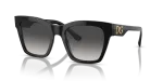 Dolce & Gabbana DG4384 501/8G แว่นกันแดดสีดำเลนส์ไล่ระดับสีเทา สำหรับผู้หญิง