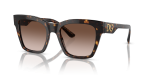 Dolce & Gabbana DG4384 502/13 แว่นกันแดดสีฮาวานาเลนส์ไล่ระดับสีน้ำตาล ผู้หญิง