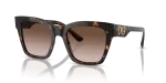 แว่นกันแดด Dolce & Gabbana DG4384 502/13 Havana Gradient Brown Dolce & Gabbana DG4384 502/13 แว่นกันแดดสีฮาวานาเลนส์ไล่ระดับสีน้ำตาล ผู้หญิง