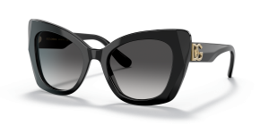 Dolce & Gabbana DG4405F 501/8G แว่นกันแดดสีดำเลนส์ไล่ระดับสีเทา สำหรับผู้หญิง